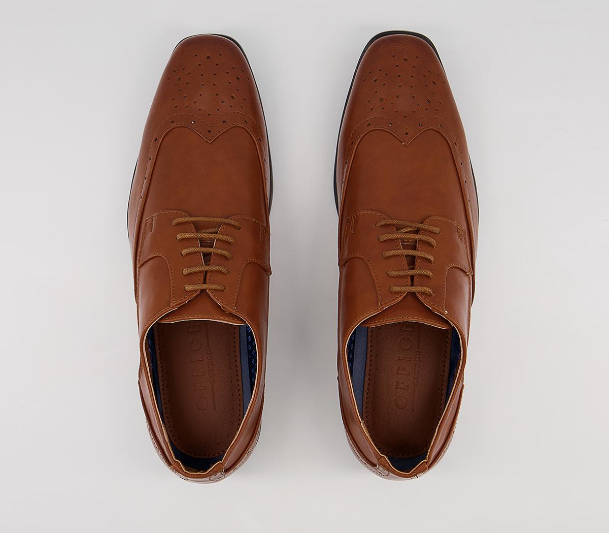 Office Manaton Wingcap Derby Shoes Office Manaton Wingcap Derby Shoes Tan