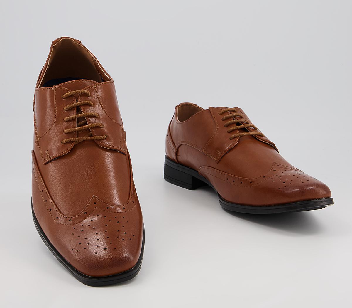 Office Manaton Wingcap Derby Shoes Office Manaton Wingcap Derby Shoes Tan