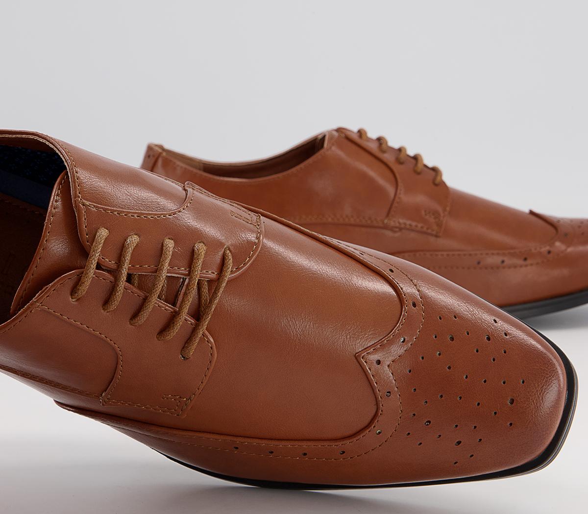 Office Manaton Wingcap Derby Shoes Office Manaton Wingcap Derby Shoes Tan