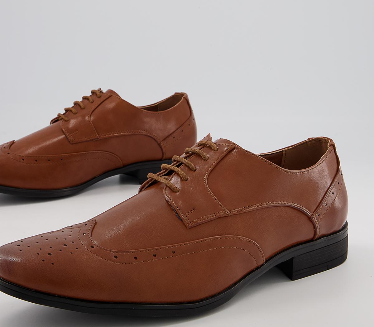 Office Manaton Wingcap Derby Shoes Office Manaton Wingcap Derby Shoes Tan