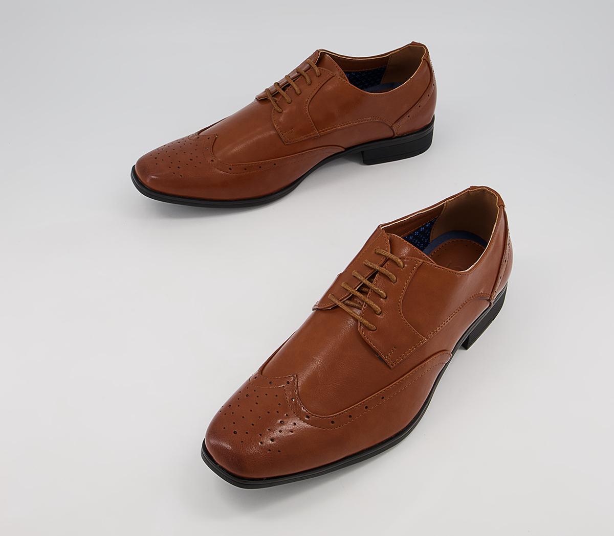Office Manaton Wingcap Derby Shoes Office Manaton Wingcap Derby Shoes Tan