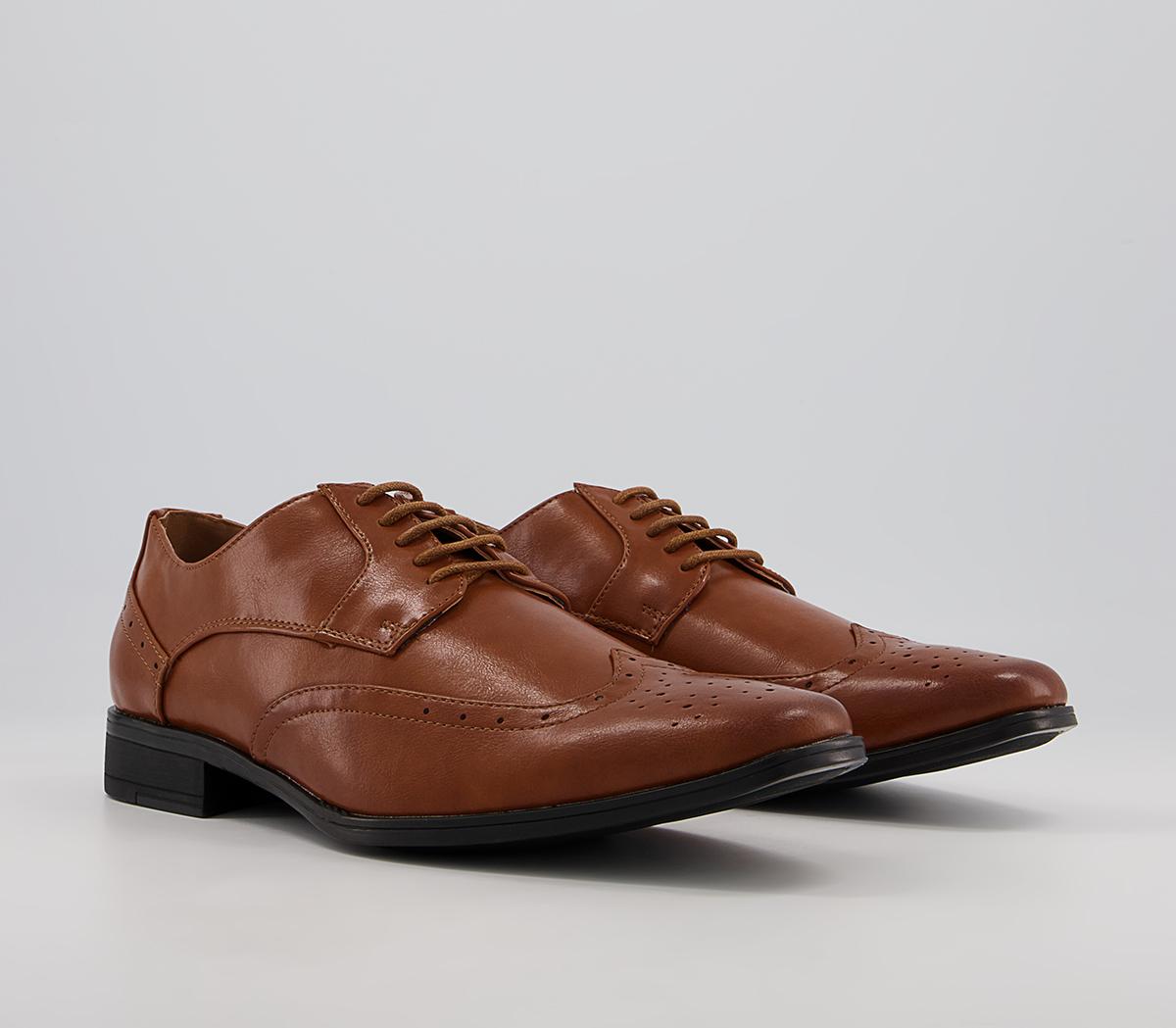 Office Manaton Wingcap Derby Shoes Office Manaton Wingcap Derby Shoes Tan