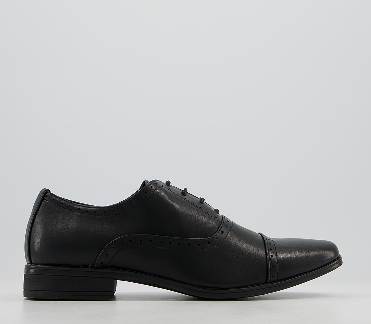 OfficeManson Toecap Oxford ShoesBlack