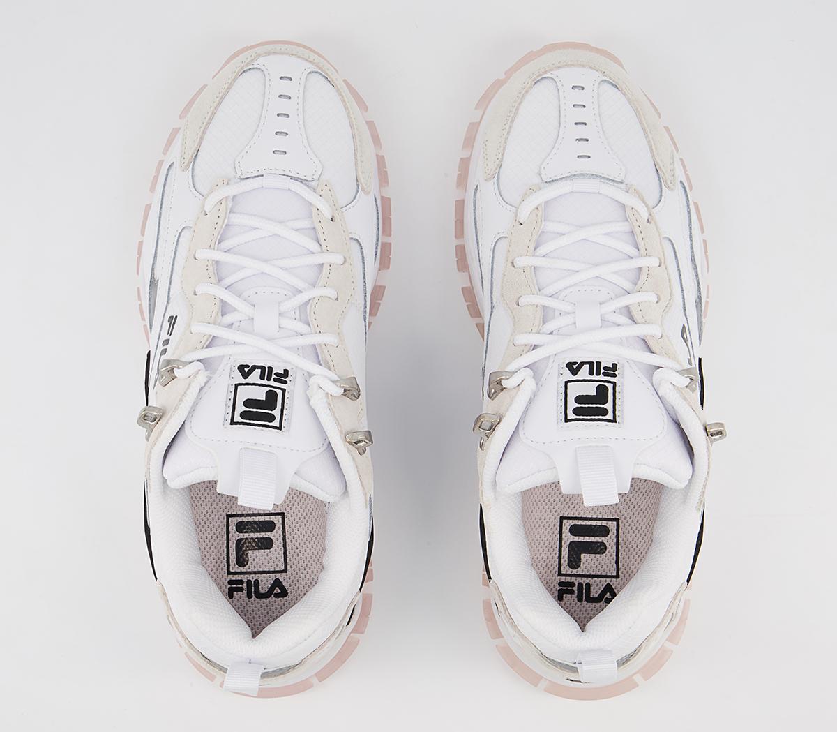 Fila Ray Tracer TR 2 Trainers Fila Ray Tracer TR 2 Trainers White Black Primrose Pink