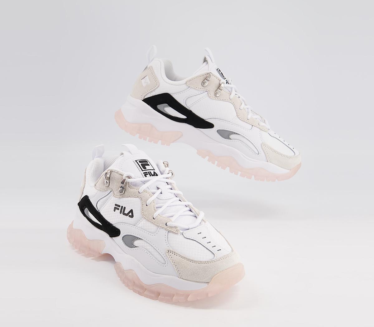 Fila Ray Tracer TR 2 Trainers Fila Ray Tracer TR 2 Trainers White Black Primrose Pink
