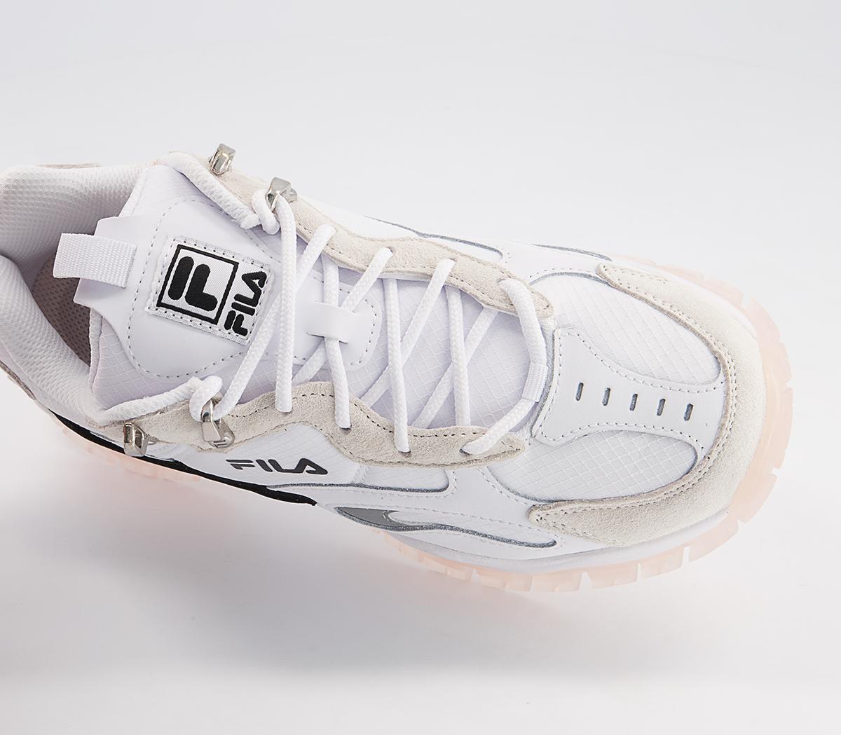 Fila Ray Tracer TR 2 Trainers Fila Ray Tracer TR 2 Trainers White Black Primrose Pink
