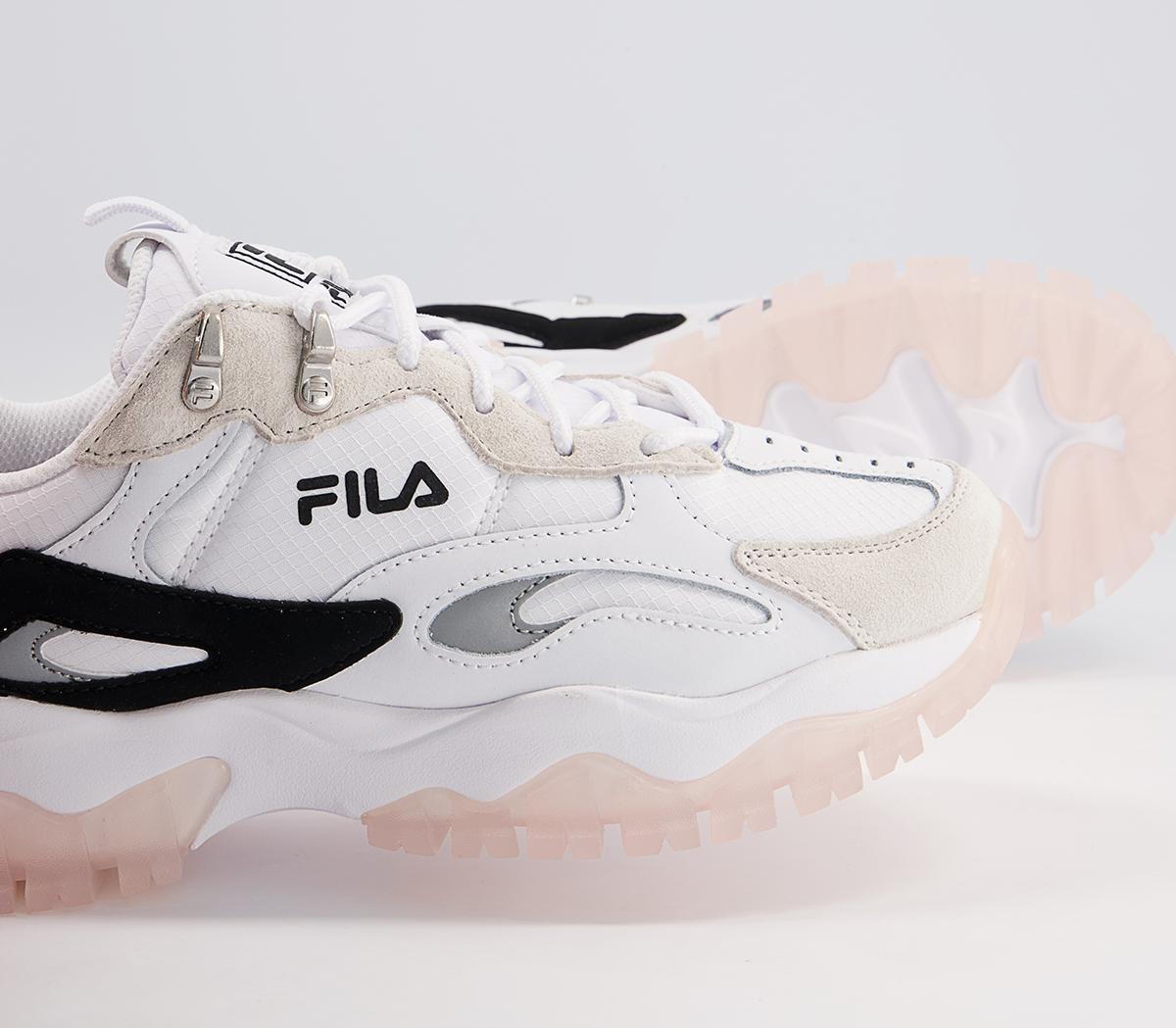 Fila Ray Tracer TR 2 Trainers Fila Ray Tracer TR 2 Trainers White Black Primrose Pink