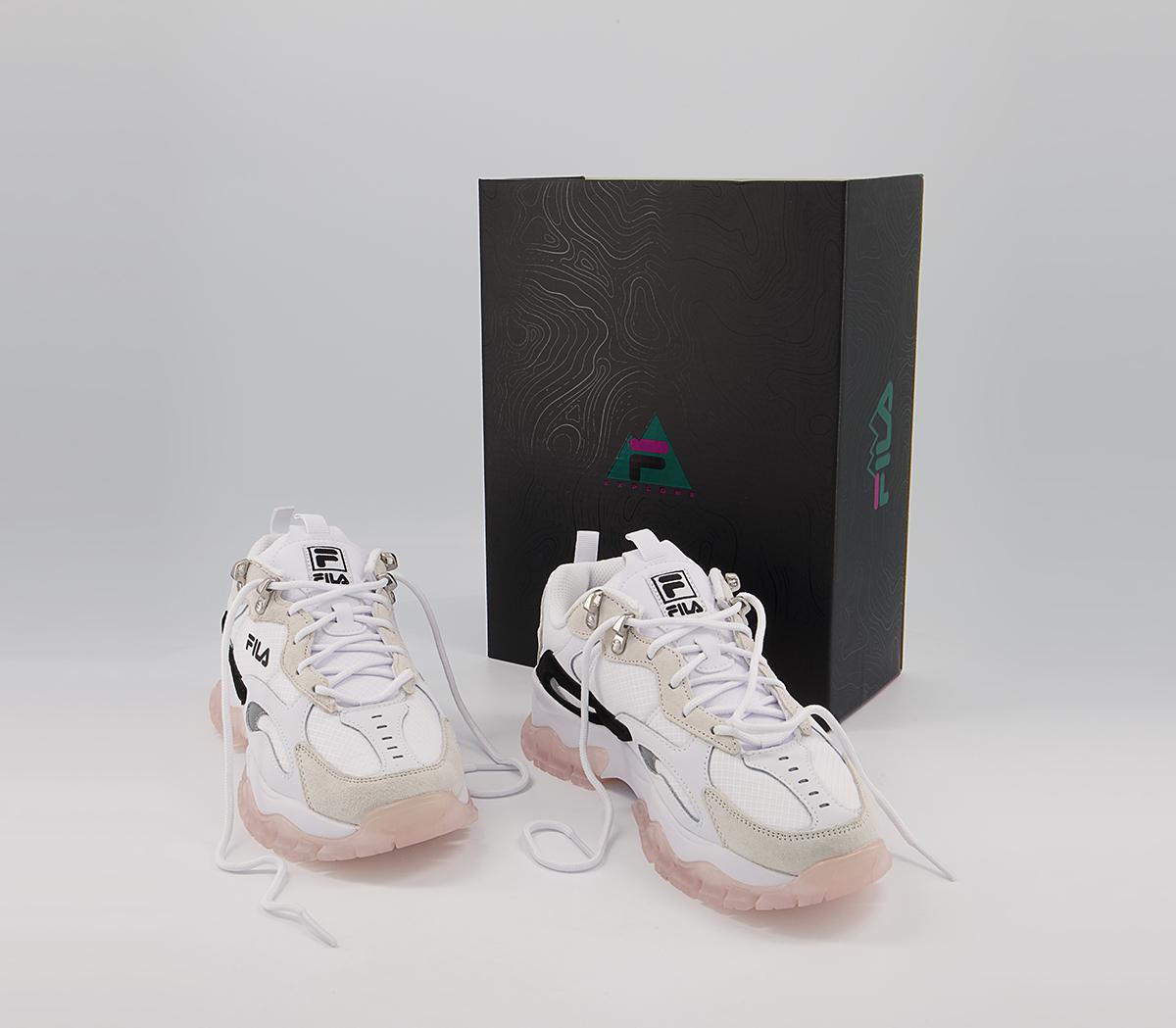 Fila Ray Tracer TR 2 Trainers Fila Ray Tracer TR 2 Trainers White Black Primrose Pink