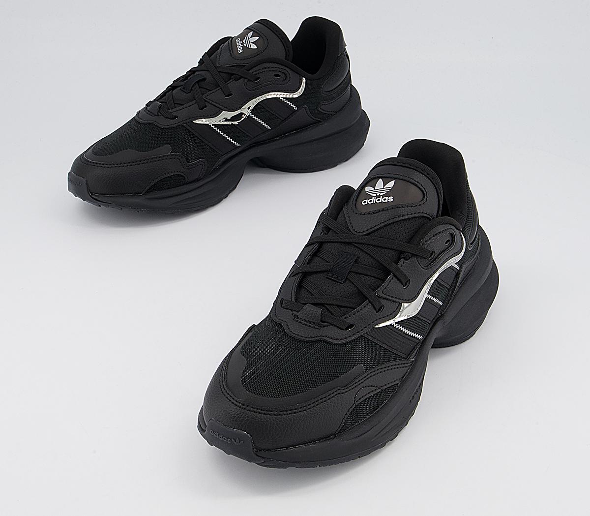 adidas Zentic Trainers Black Silver Metallic White - Women's Trainers