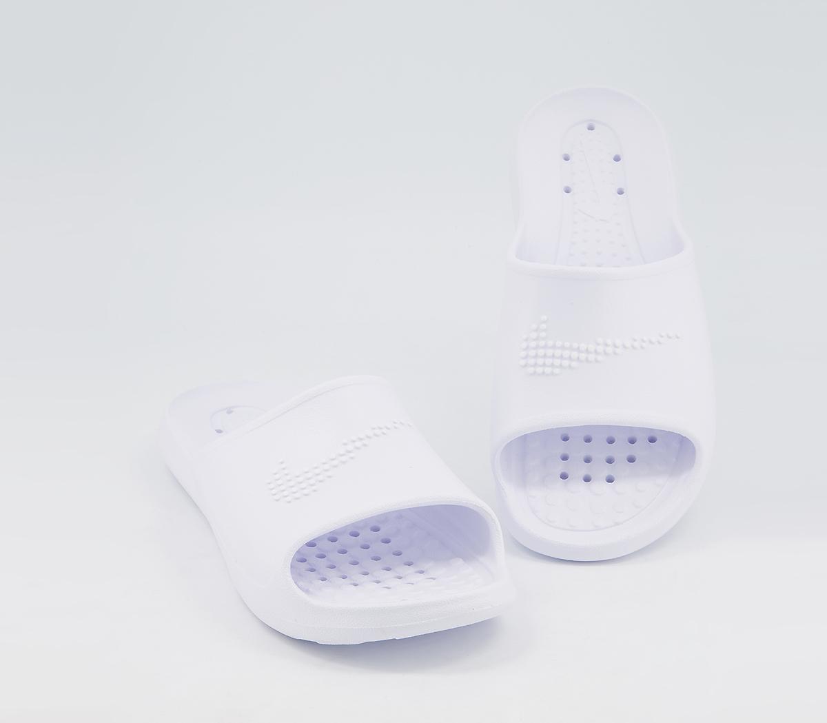 Nike Shower Slides White White White F - Women’s Sandals