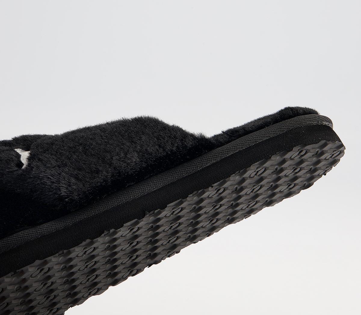 Puma X Fluff Slide Slippers Puma X Fluff Slide Slippers Black White