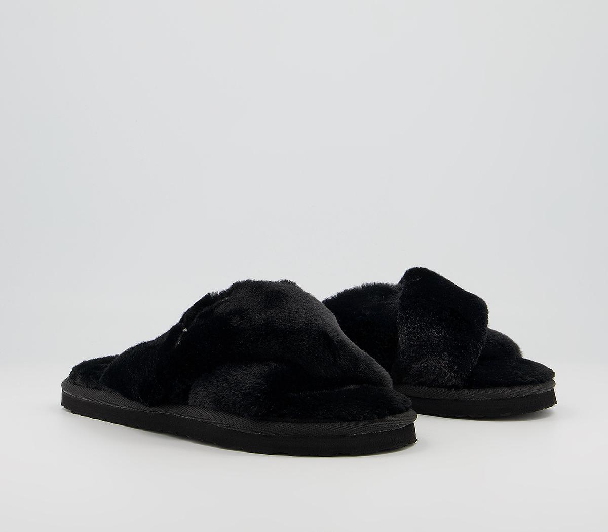 Puma X Fluff Slide Slippers Puma X Fluff Slide Slippers Black White