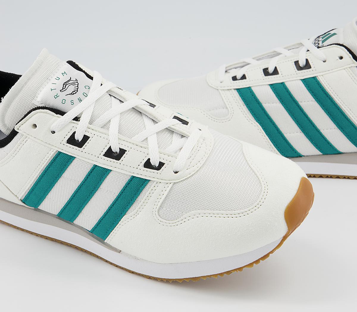 adidas Consortium Equipment Race Walk Trainers White Black - Men's Trainers