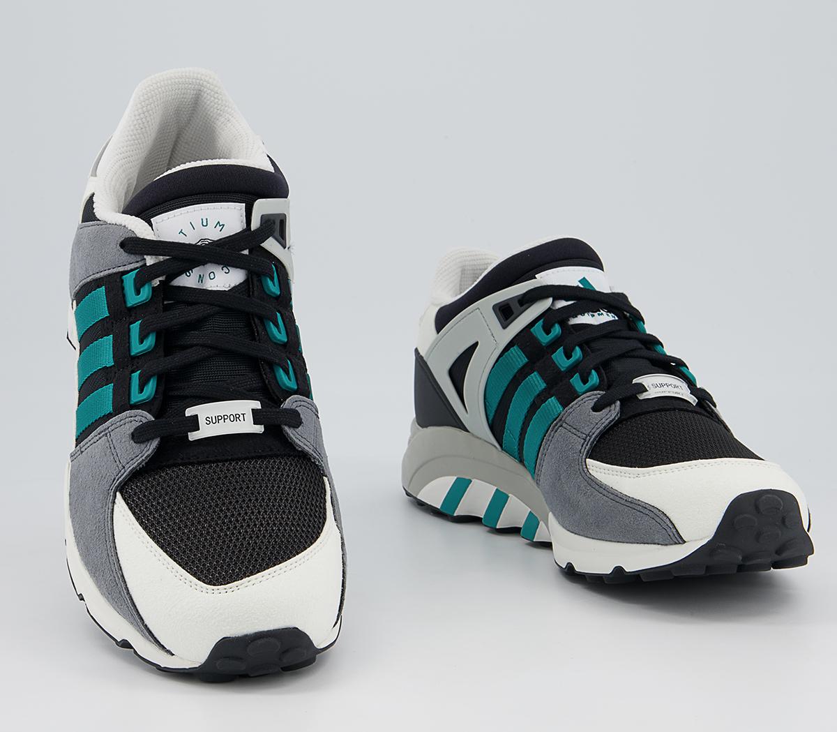 adidas ConsortiumEquipment Support 93 Trainers Black White