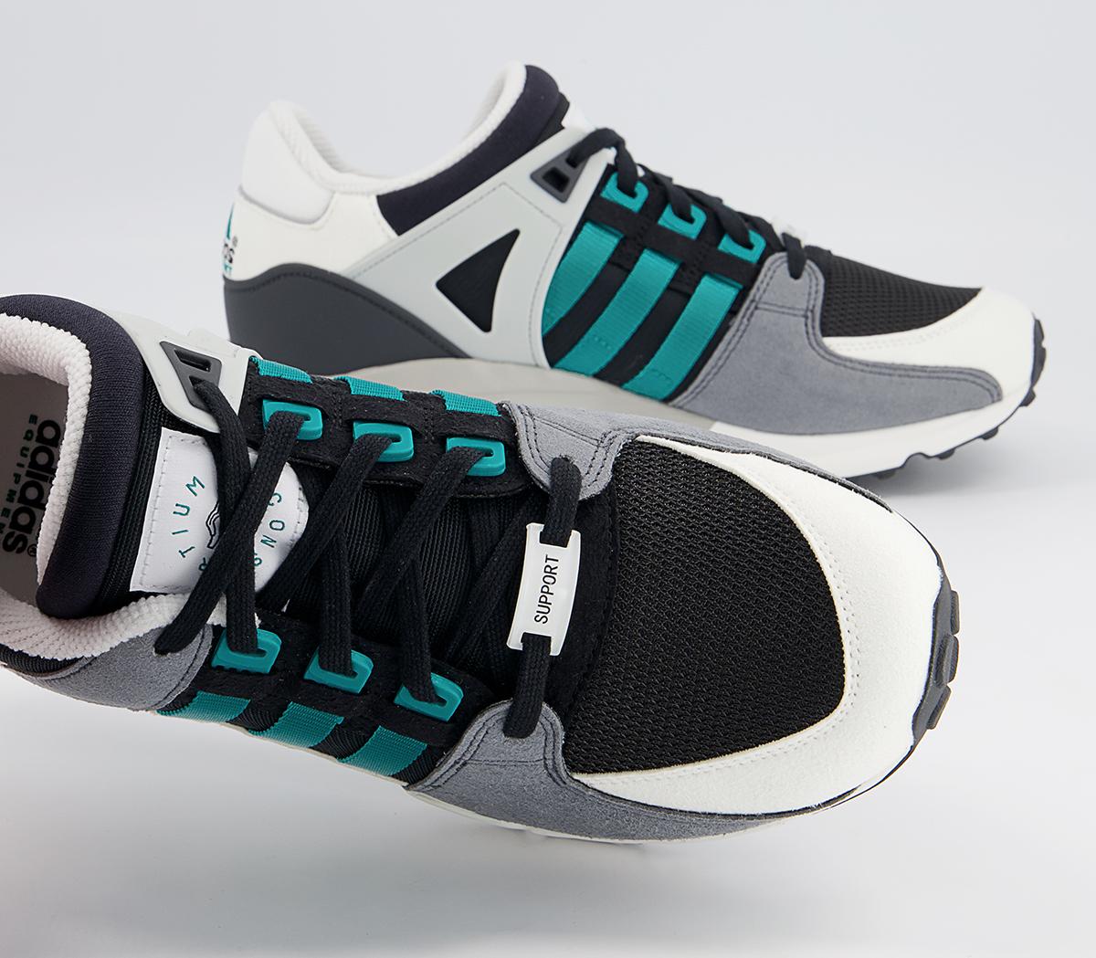 adidas ConsortiumEquipment Support 93 Trainers Black White