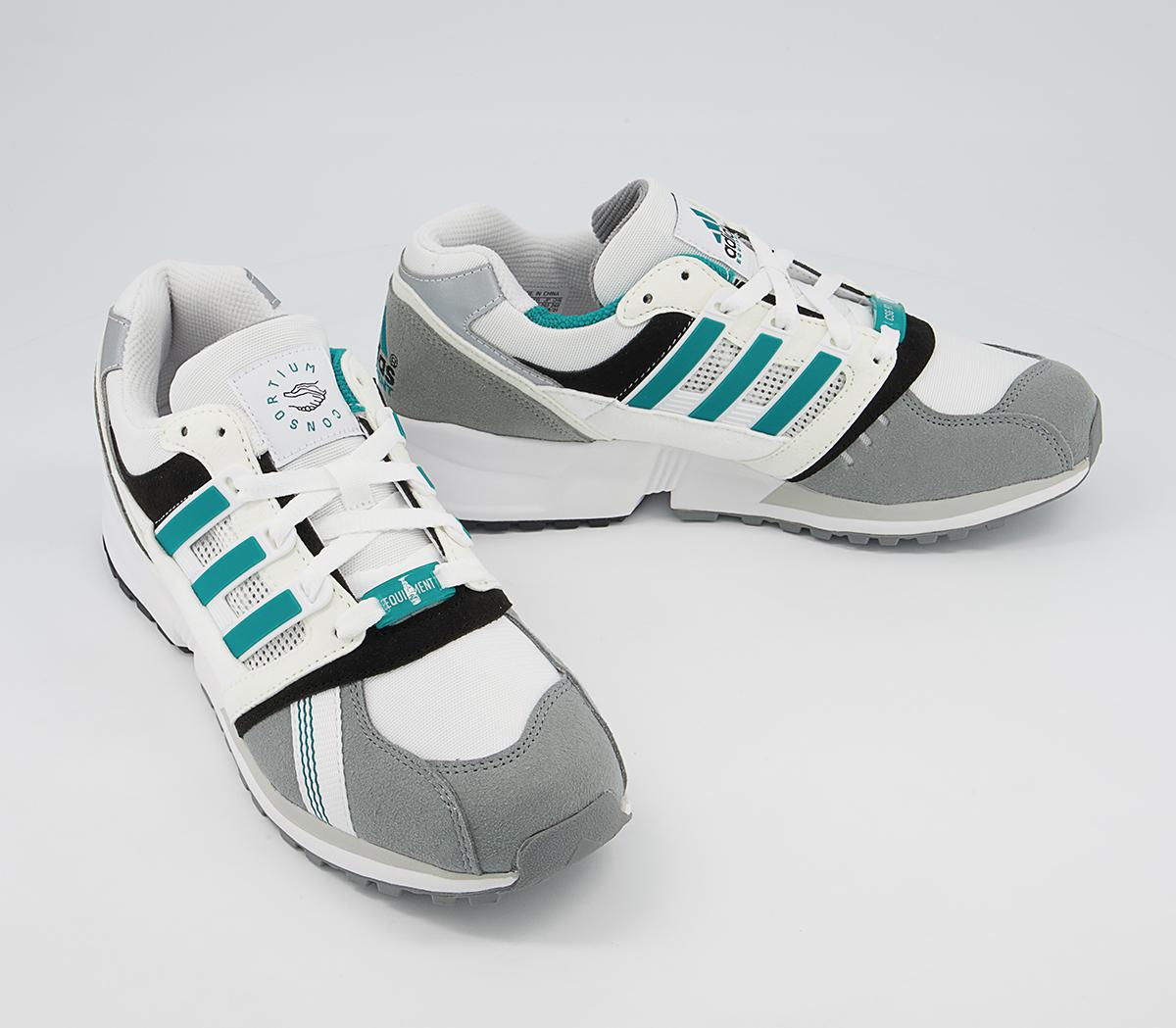 adidas Consortium Equipment Csg 91 Trainers White Eqt Green - Unisex Sports