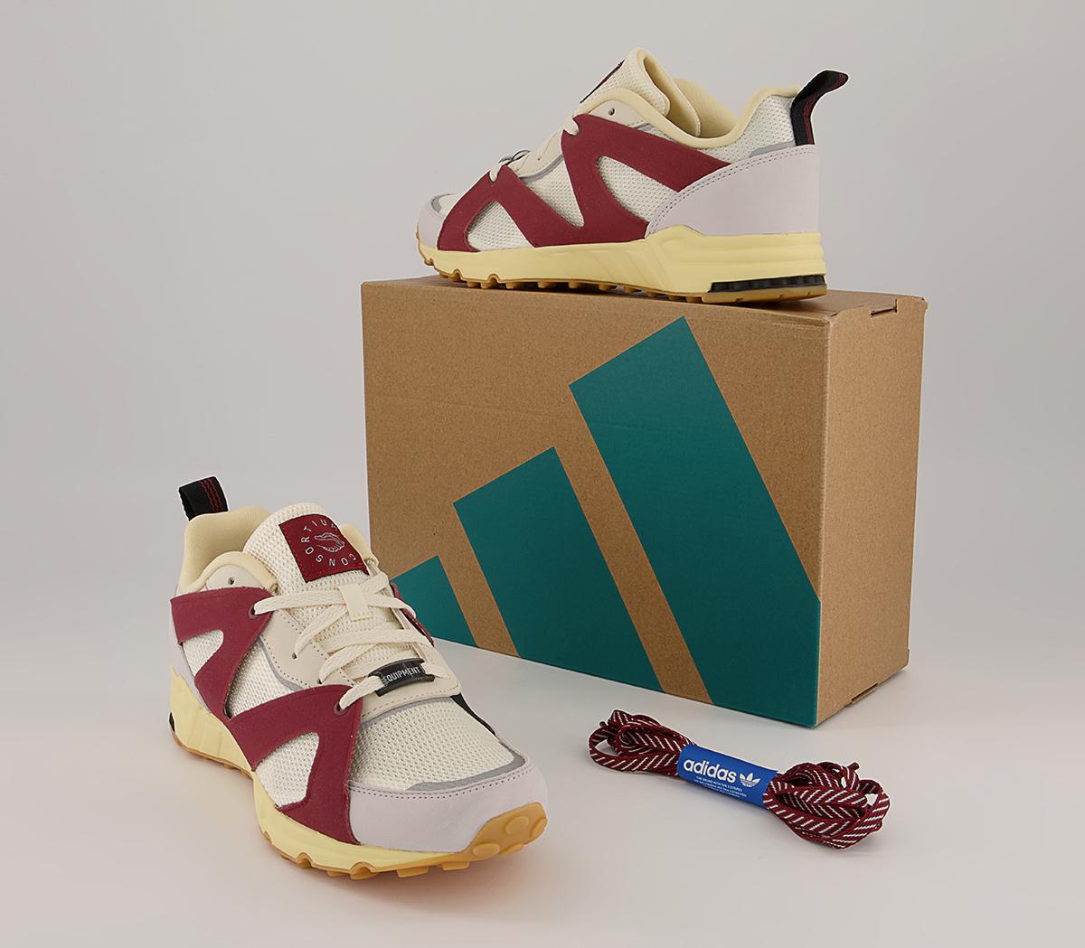 adidas Consortium Equipment Prototype Trainers adidas Consortium Equipment Prototype Trainers Core White Scarlet Easy Yellow