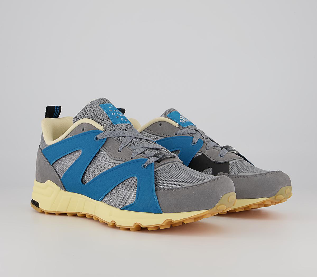adidas Consortium Equipment Prototype Trainers adidas Consortium Equipment Prototype Trainers Grey Blue Eqt Yellow