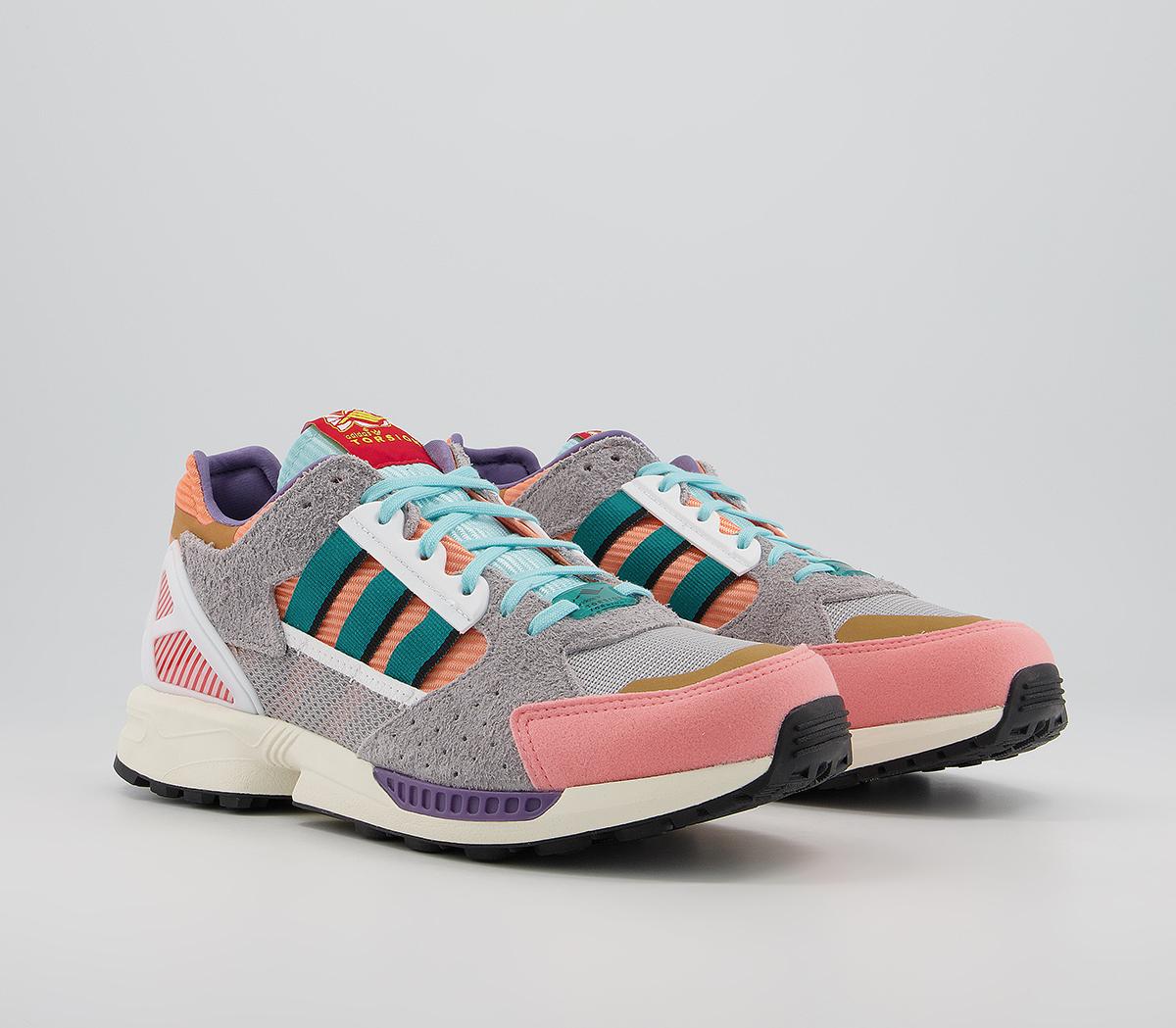 adidas Zx 10/8 Candyverse Trainers Esa Eqt Green Black - adidas ZX