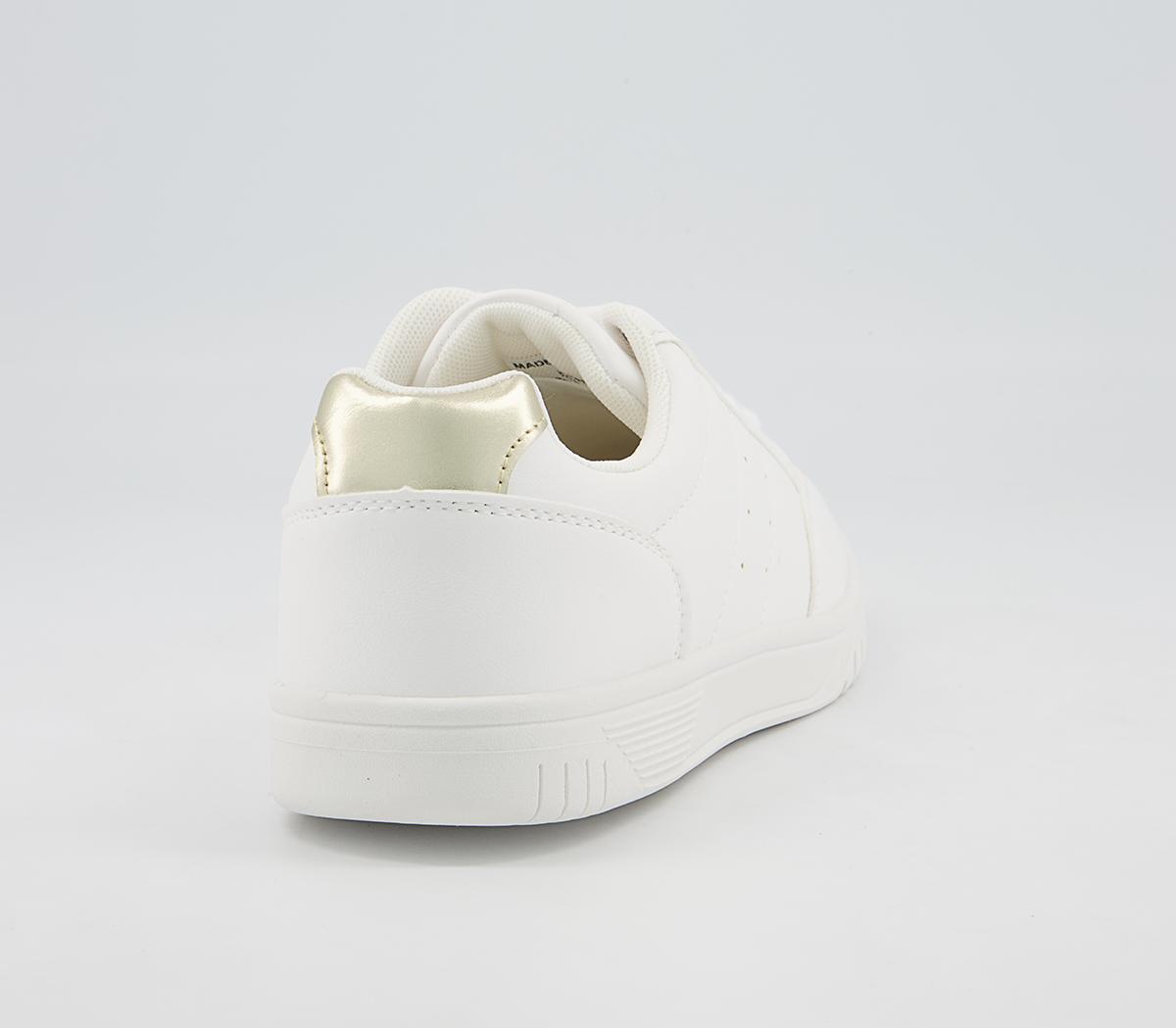 Office Freeing Lace Up Trainers Office Freeing Lace Up Trainers White Metallic Mix