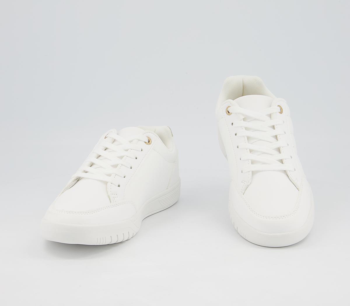 Office Freeing Lace Up Trainers Office Freeing Lace Up Trainers White Metallic Mix