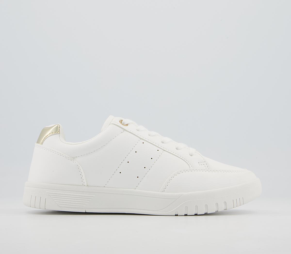 Office Freeing Lace Up Trainers Office Freeing Lace Up Trainers White Metallic Mix