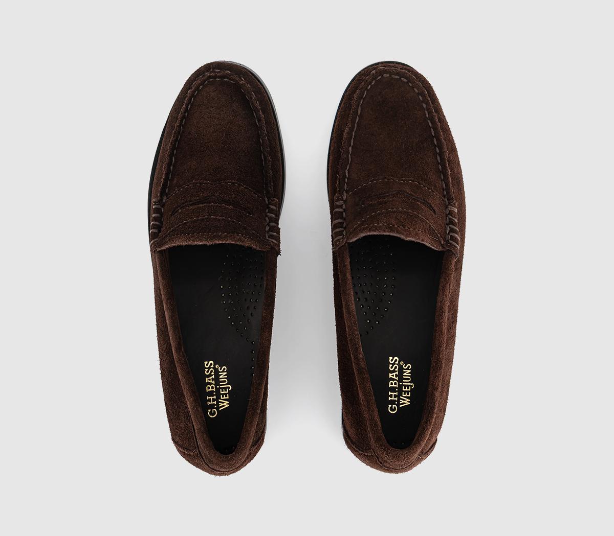 G.H Bass & CoWeejun Penny LoafersChocolate Suede
