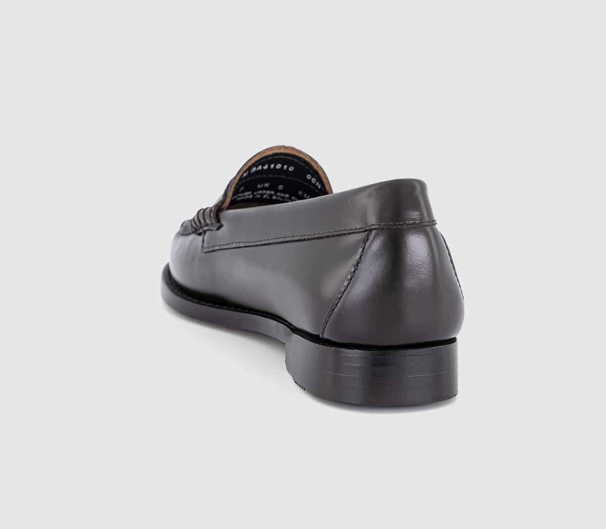 G.H Bass & CoWeejuns Penny Loafers WChocolate Leather