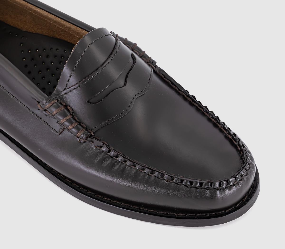 G.H Bass & CoWeejuns Penny Loafers WChocolate Leather