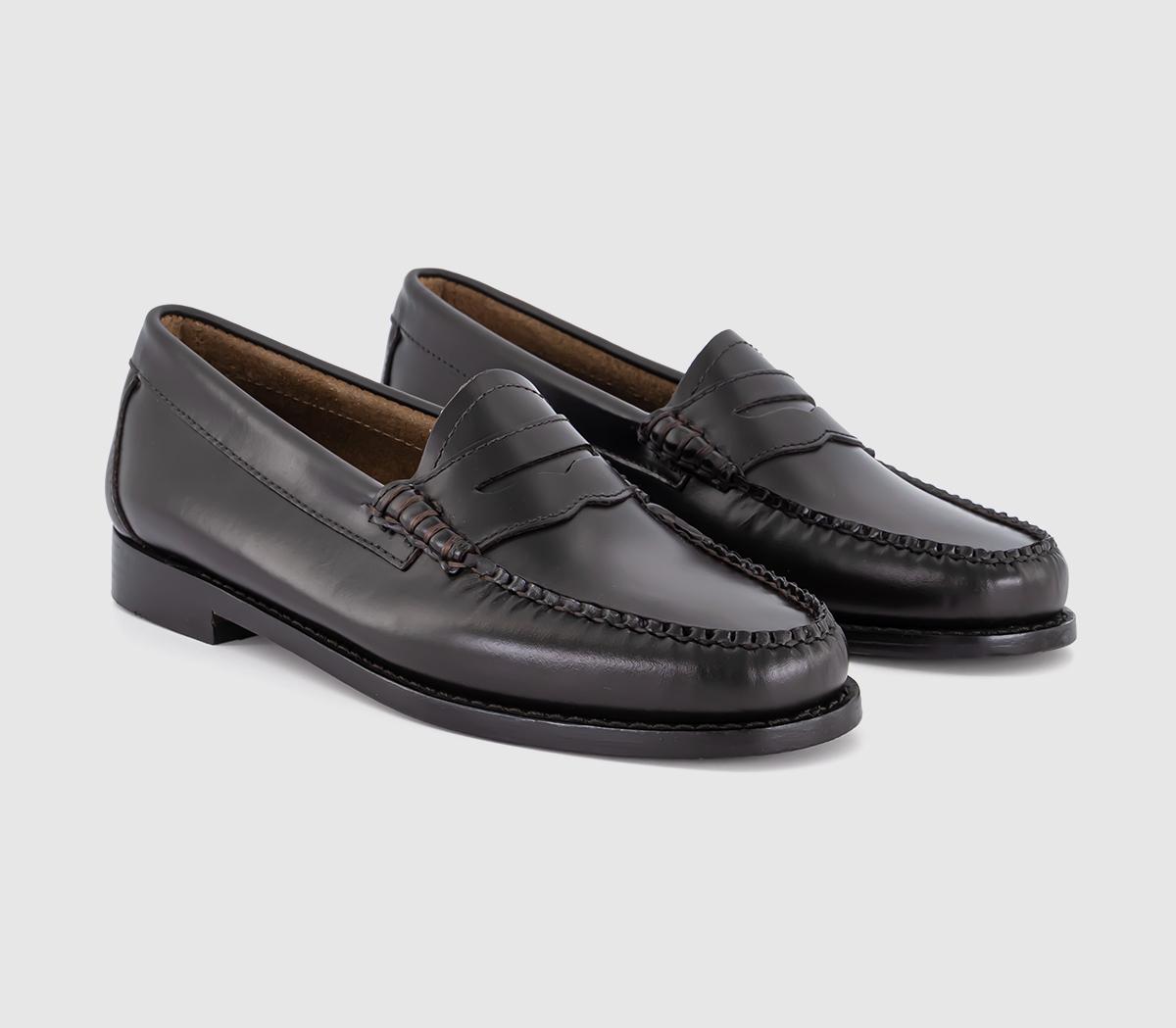 G.H Bass & CoWeejuns Penny Loafers WChocolate Leather