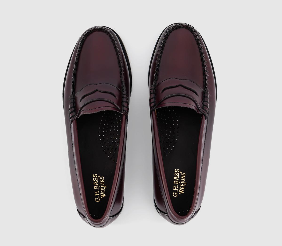 G.H Bass & Co Weejun Penny Loafers W G.H Bass & Co Weejun Penny Loafers W Wine Lthr