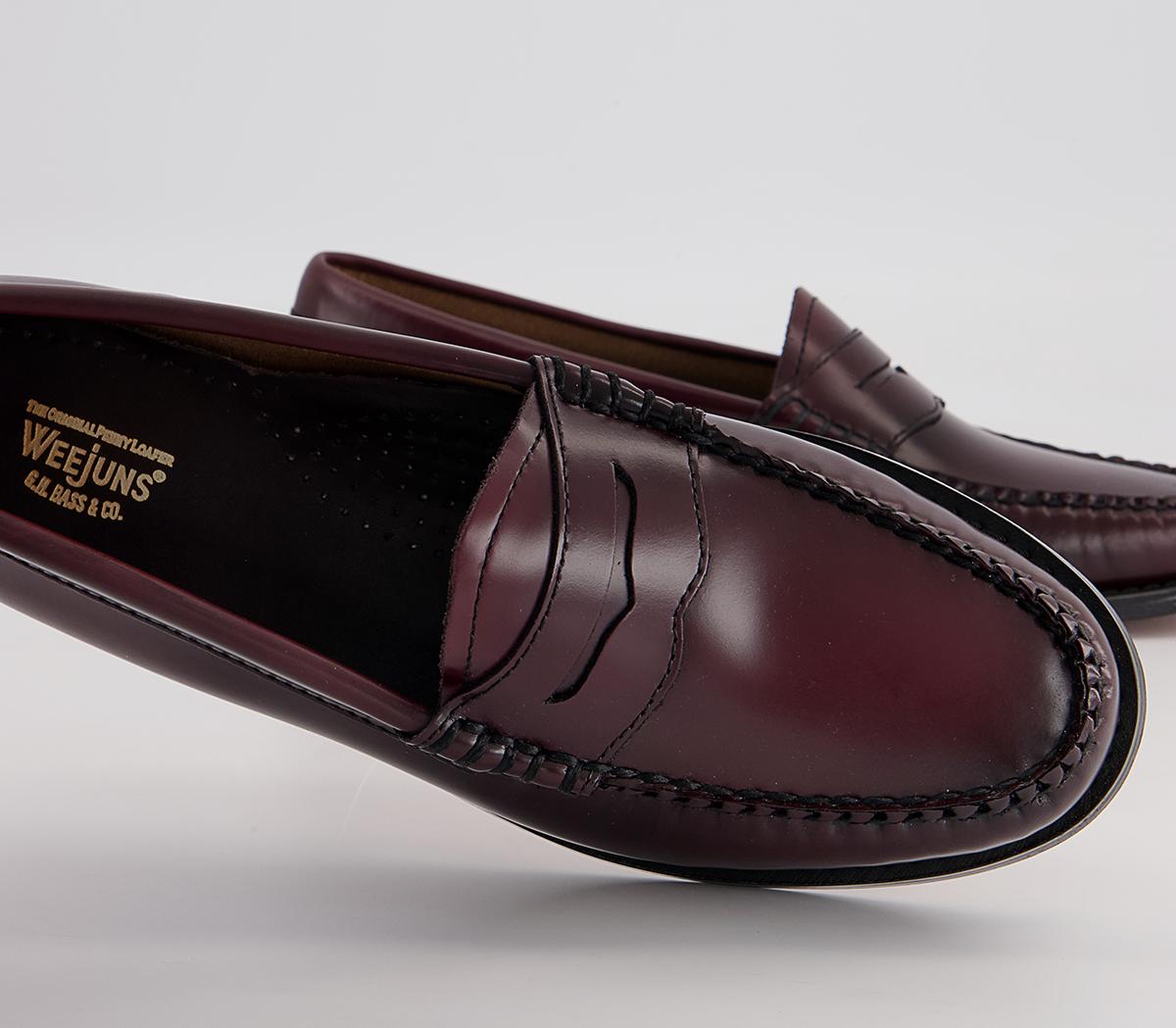 G.H Bass & Co Weejun Penny Loafers W G.H Bass & Co Weejun Penny Loafers W Wine Lthr