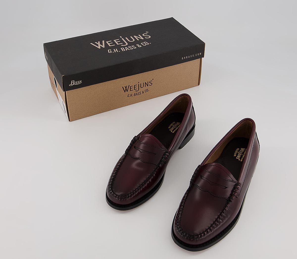 G.H Bass & Co Weejun Penny Loafers W G.H Bass & Co Weejun Penny Loafers W Wine Lthr