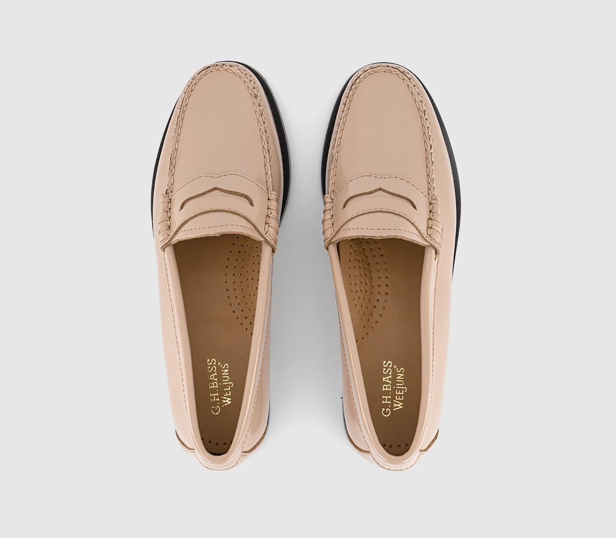 G.H Bass & CoWeejun Penny LoafersCream Patent