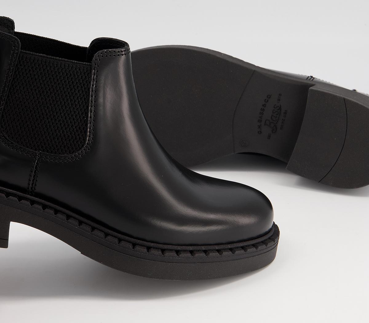 G.H Bass & Co Albany II Ankle Gore Boots G.H Bass & Co Albany II Ankle Gore Boots Black Leather