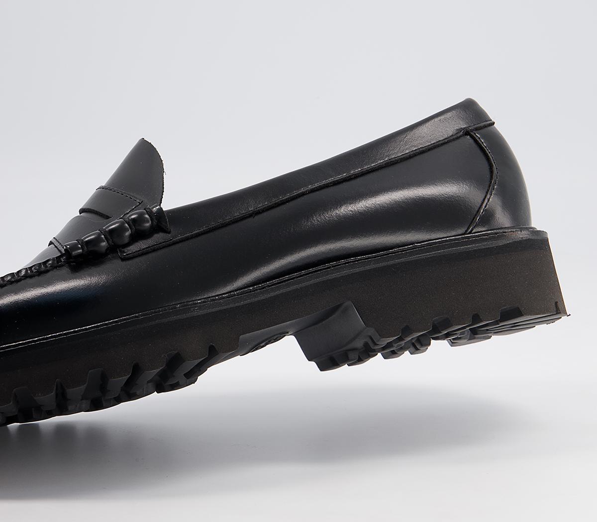 G.H Bass & Co Weejun 90 Larson Penny Loafers G.H Bass & Co Weejun 90 Larson Penny Loafers Black Leather