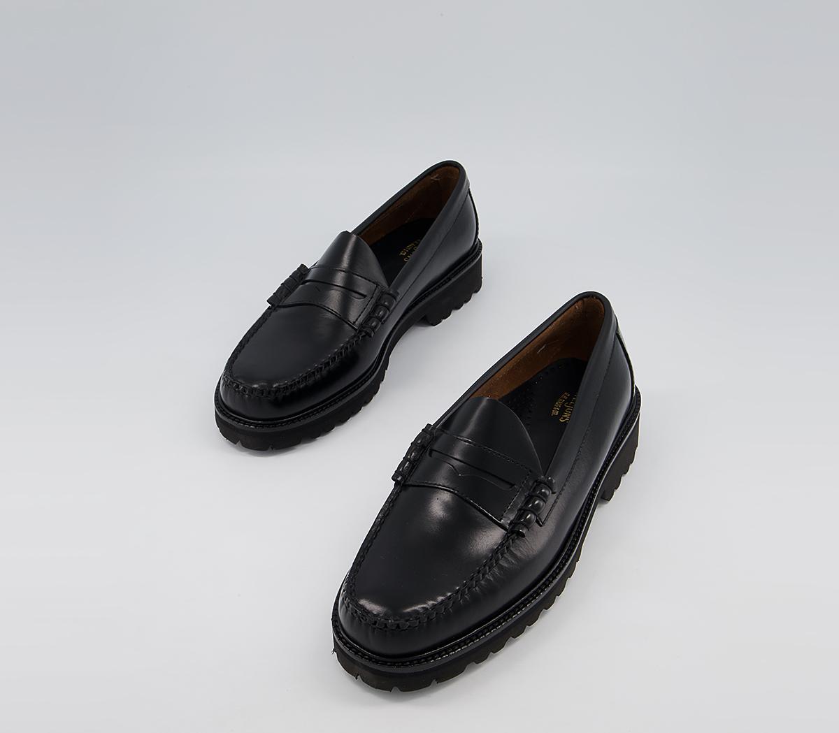 G.H Bass & Co Weejun 90 Larson Penny Loafers G.H Bass & Co Weejun 90 Larson Penny Loafers Black Leather
