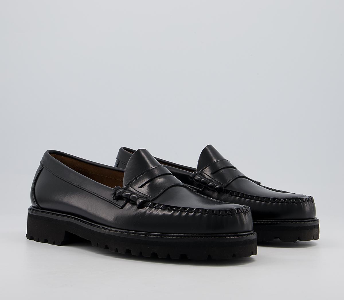 G.H Bass & Co Weejun 90 Larson Penny Loafers G.H Bass & Co Weejun 90 Larson Penny Loafers Black Leather