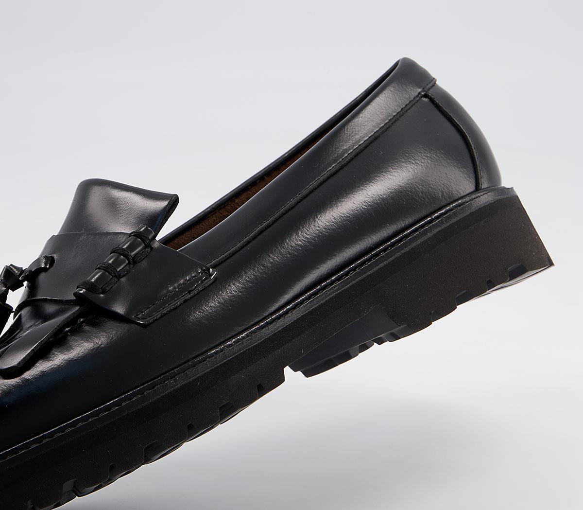 G.H Bass & Co Weejun 90 Layton II Kiltie Loafers G.H Bass & Co Weejun 90 Layton II Kiltie Loafers Black Leather