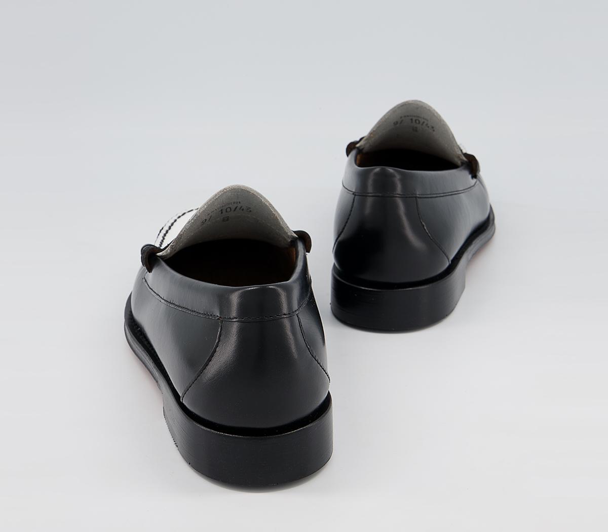 larson weejuns black and white