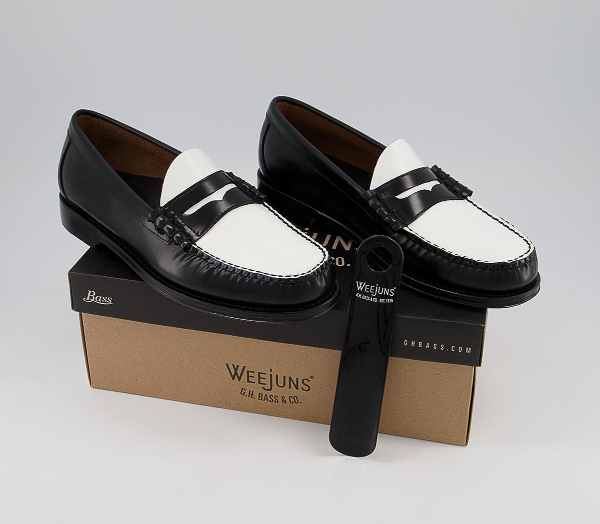 larson weejuns black and white