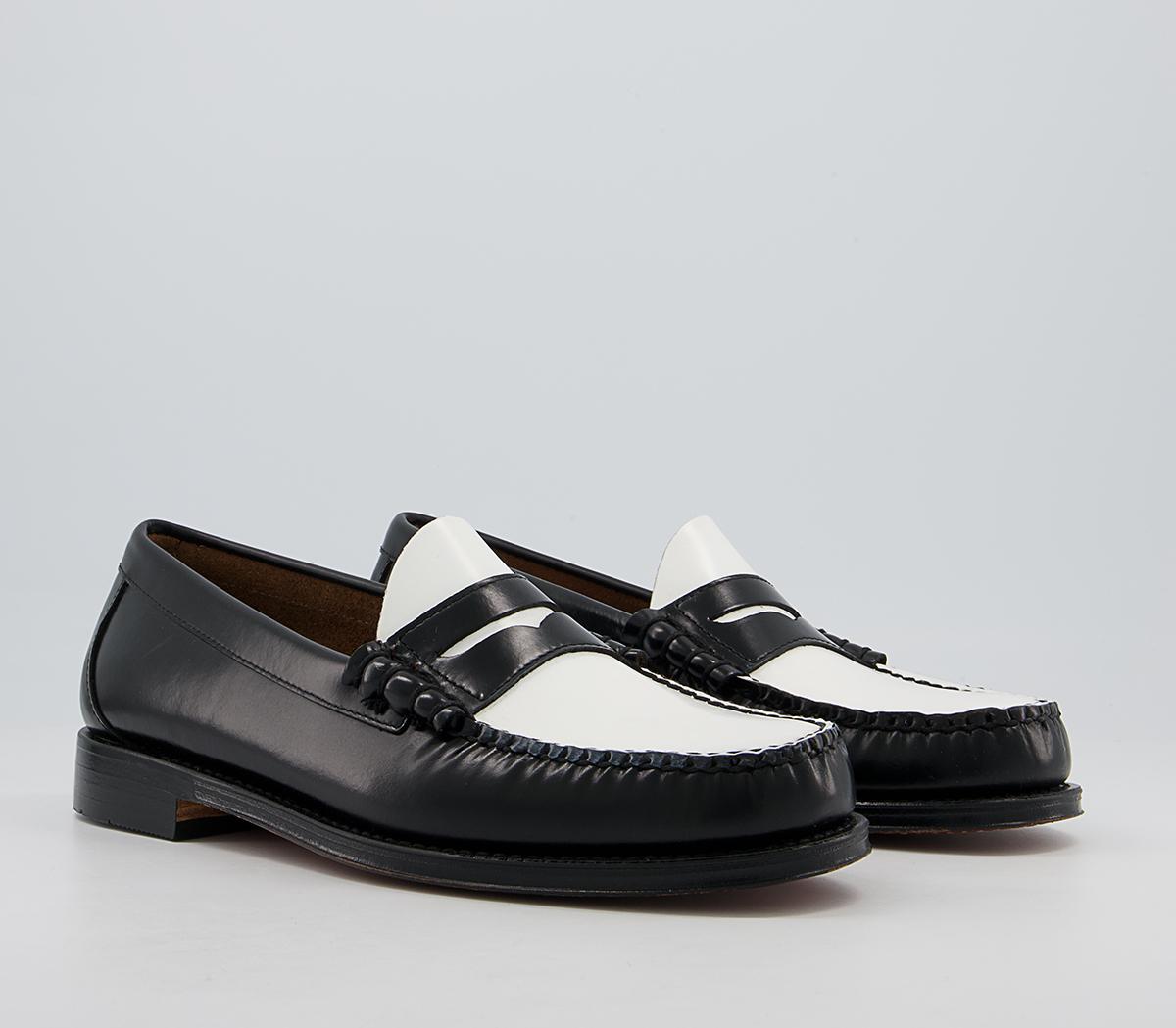 larson weejuns black and white