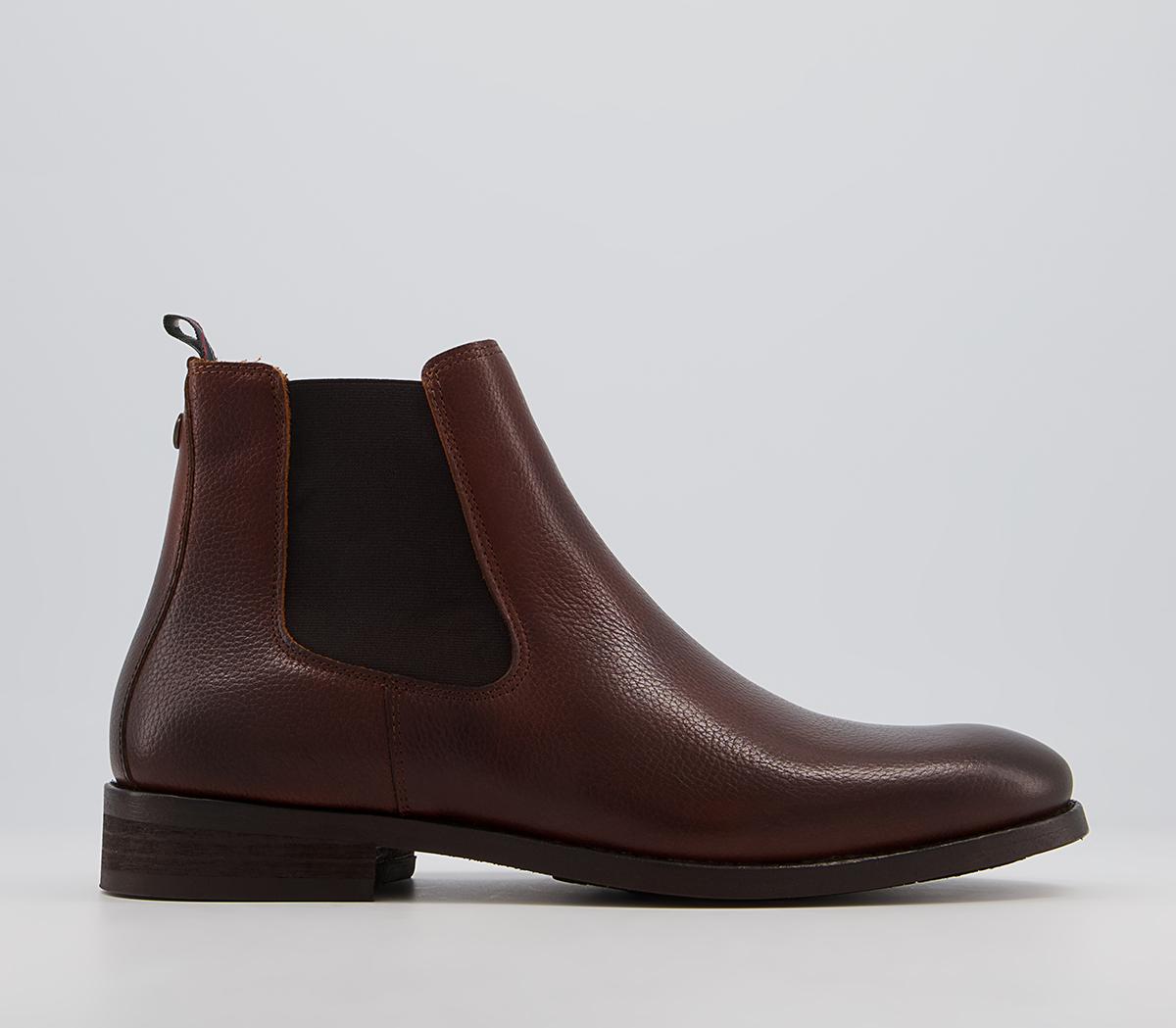 Barbour Bedlington Chelsea Boots Chestnut Grain - Men’s Boots