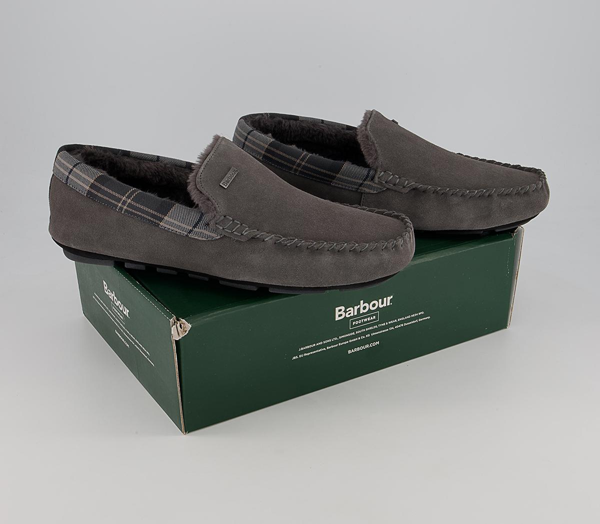 Barbour Monty Slippers Barbour Monty Slippers Dark Grey