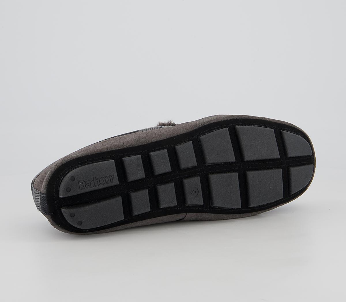 Barbour Monty Slippers Barbour Monty Slippers Dark Grey