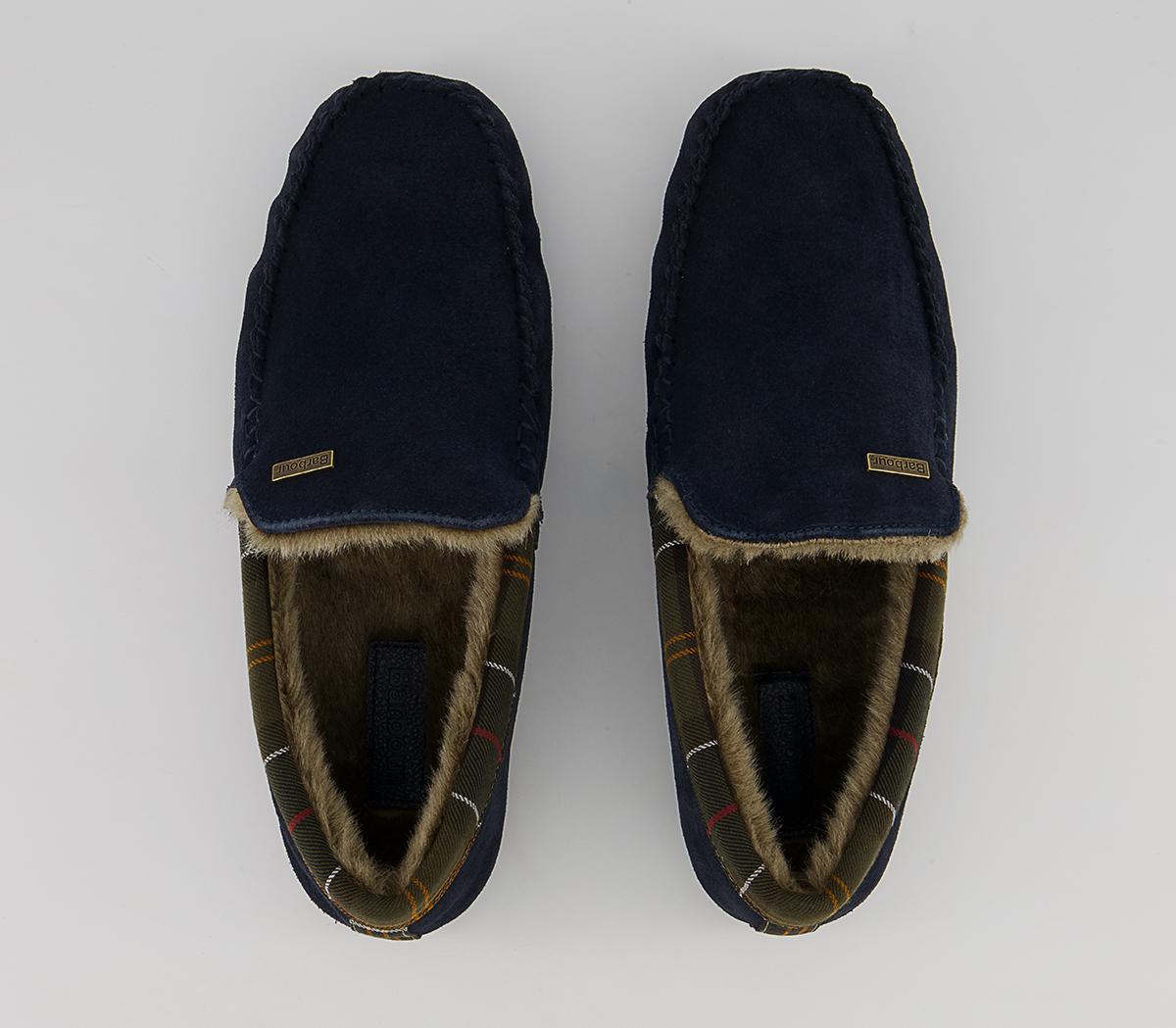 Barbour Monty Slippers Barbour Monty Slippers Navy