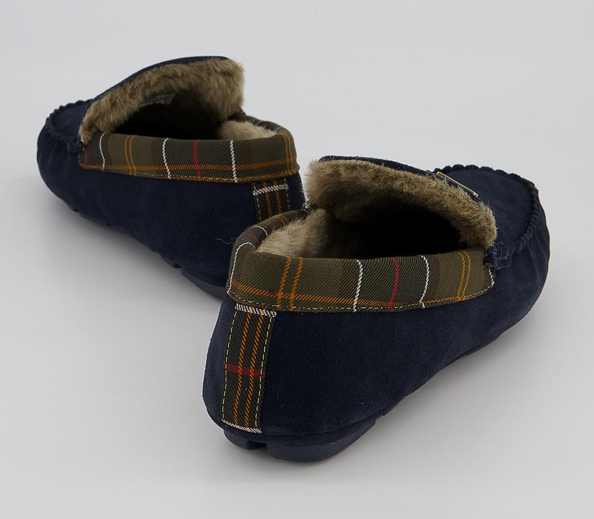 Barbour Monty Slippers Barbour Monty Slippers Navy