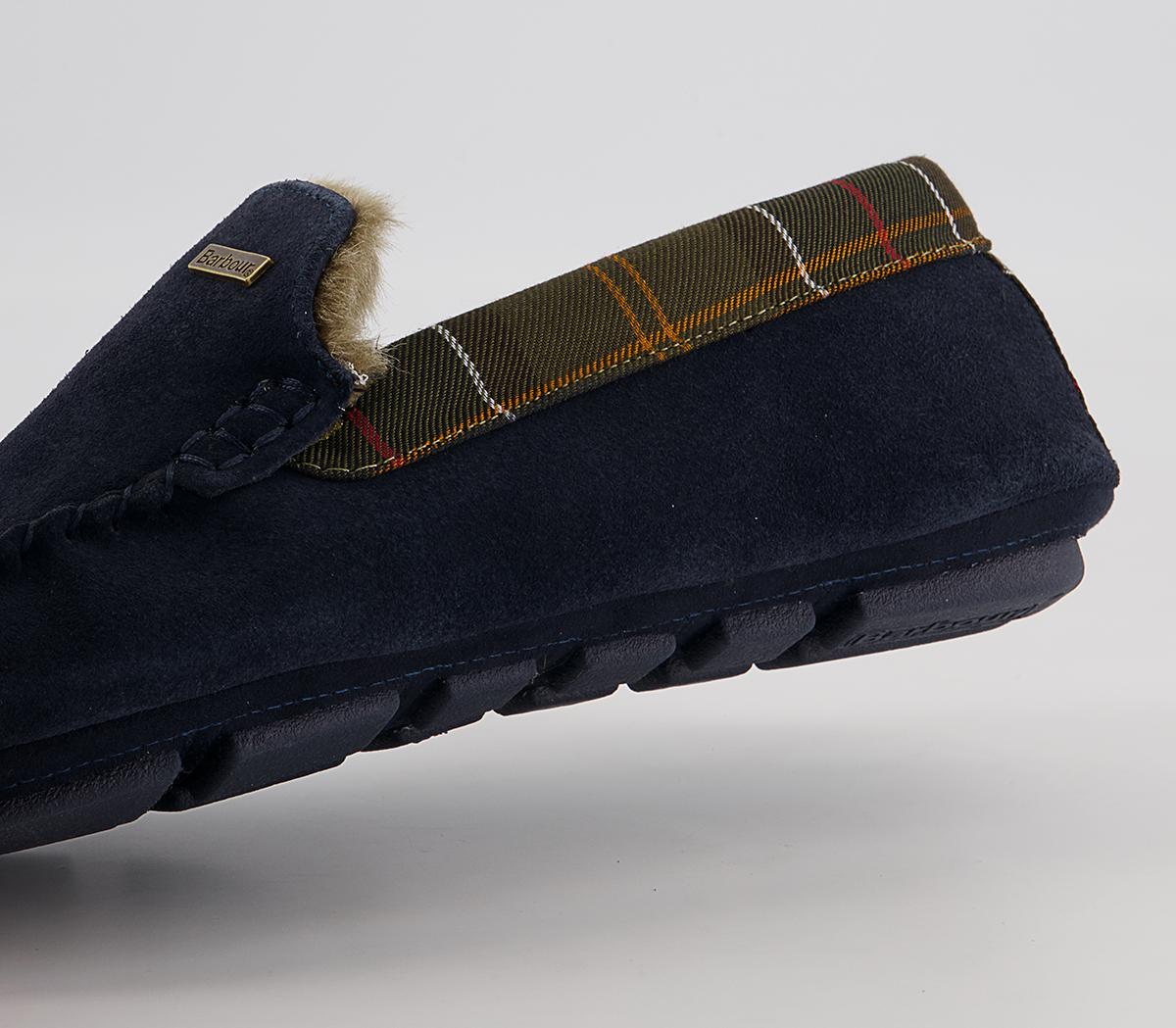 Barbour Monty Slippers Barbour Monty Slippers Navy
