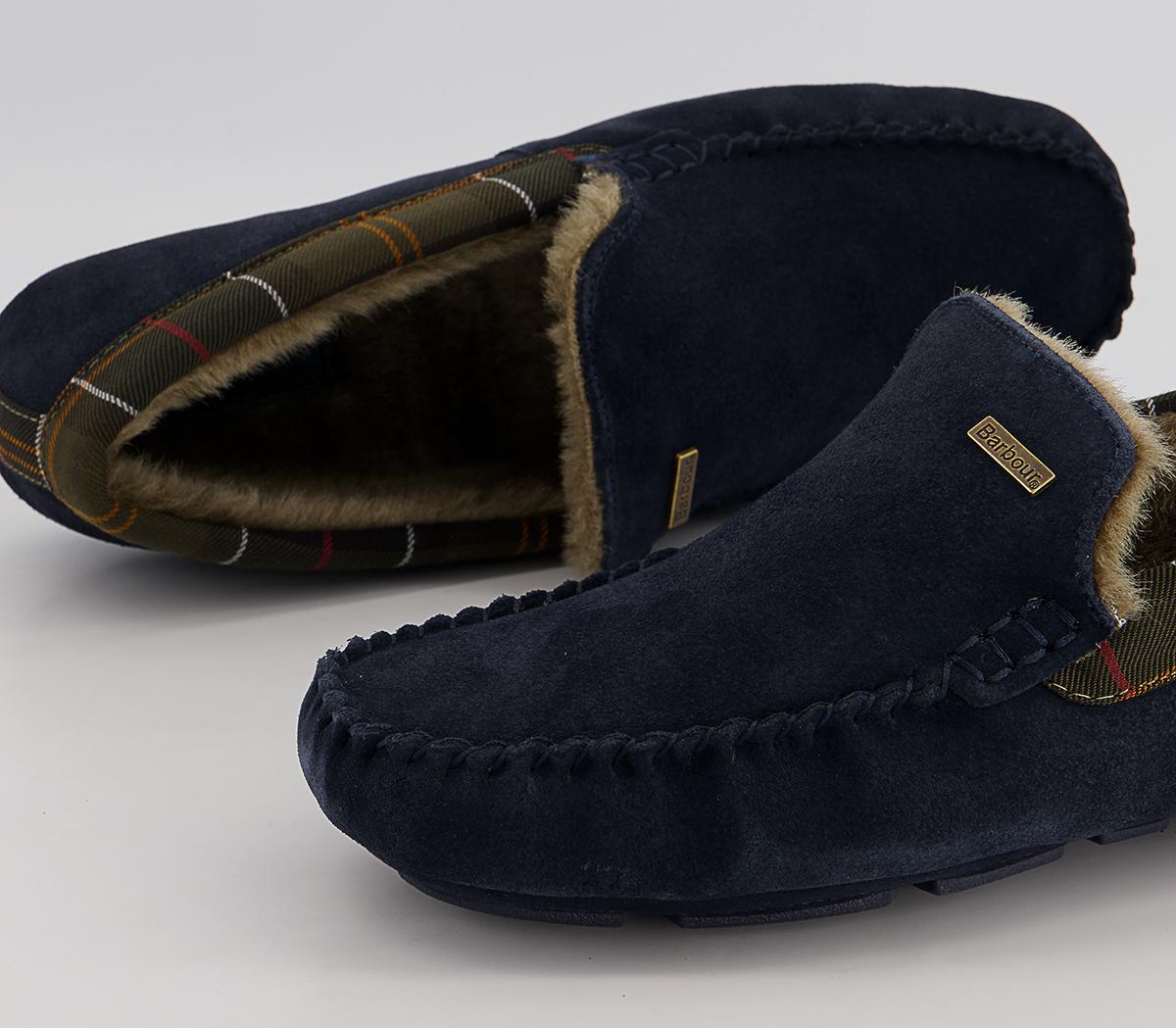 Barbour Monty Slippers Barbour Monty Slippers Navy