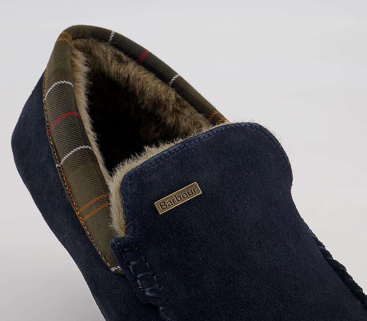 Barbour Monty Slippers Barbour Monty Slippers Navy